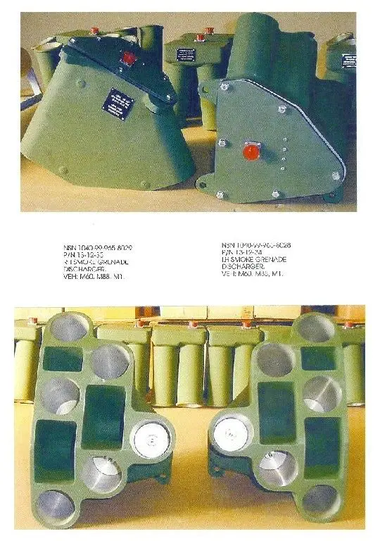 A picture of two different types of machine parts.