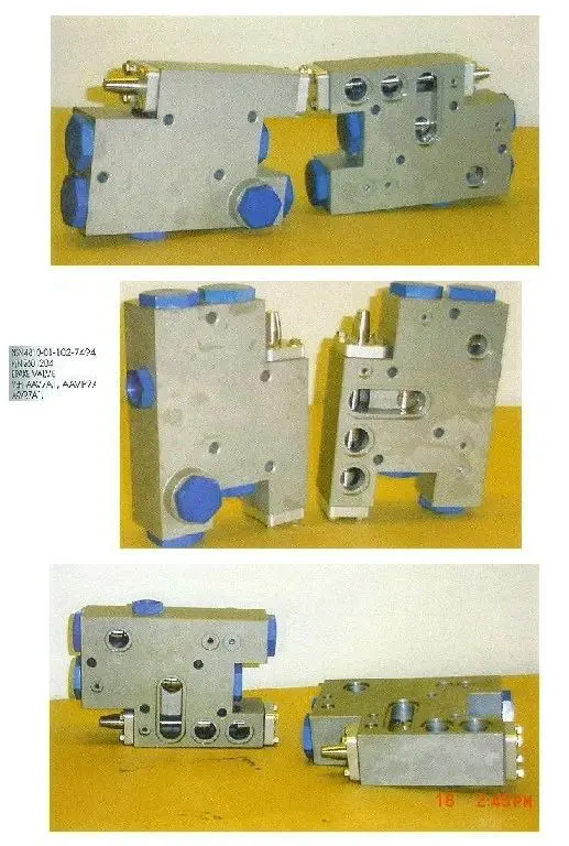 A series of three pictures showing the different parts of a machine.